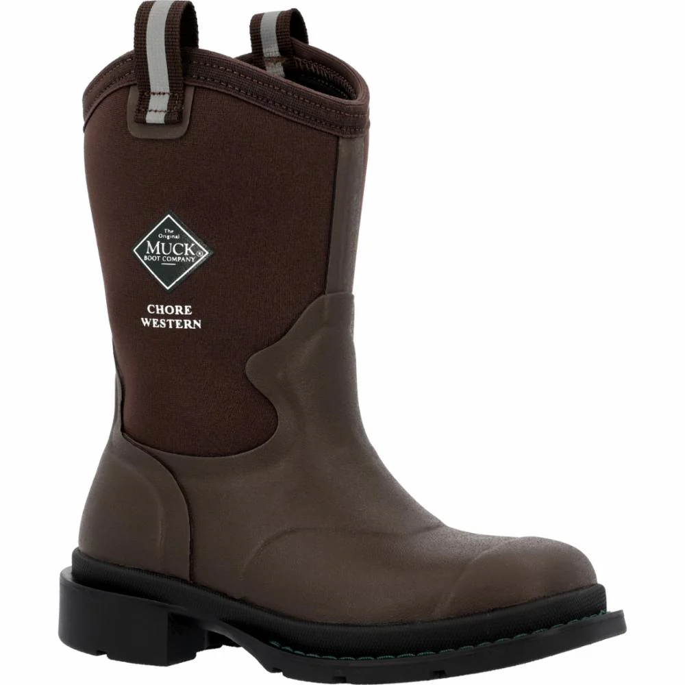 Muck Footwear Kids CHORE WESTERN LILBIG DARK BROWN - Image 2
