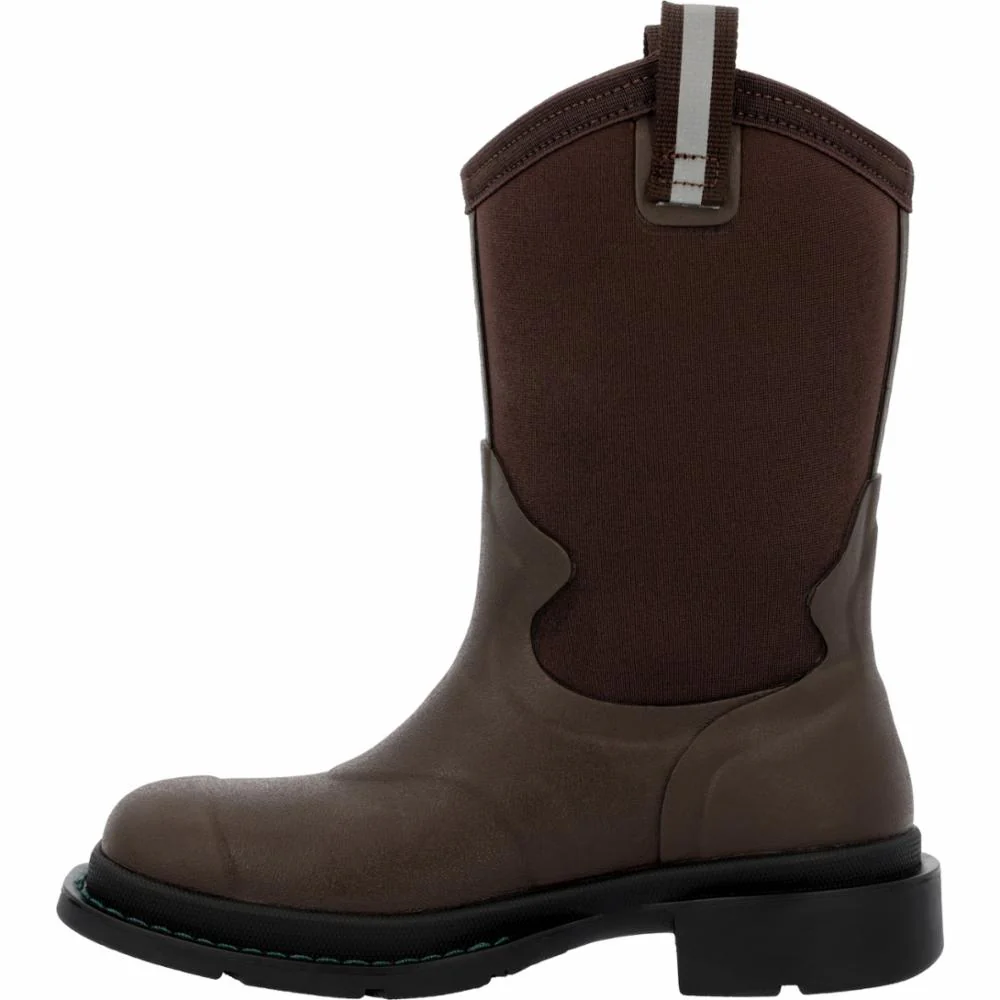 Muck Footwear Kids CHORE WESTERN LILBIG DARK BROWN - Image 3