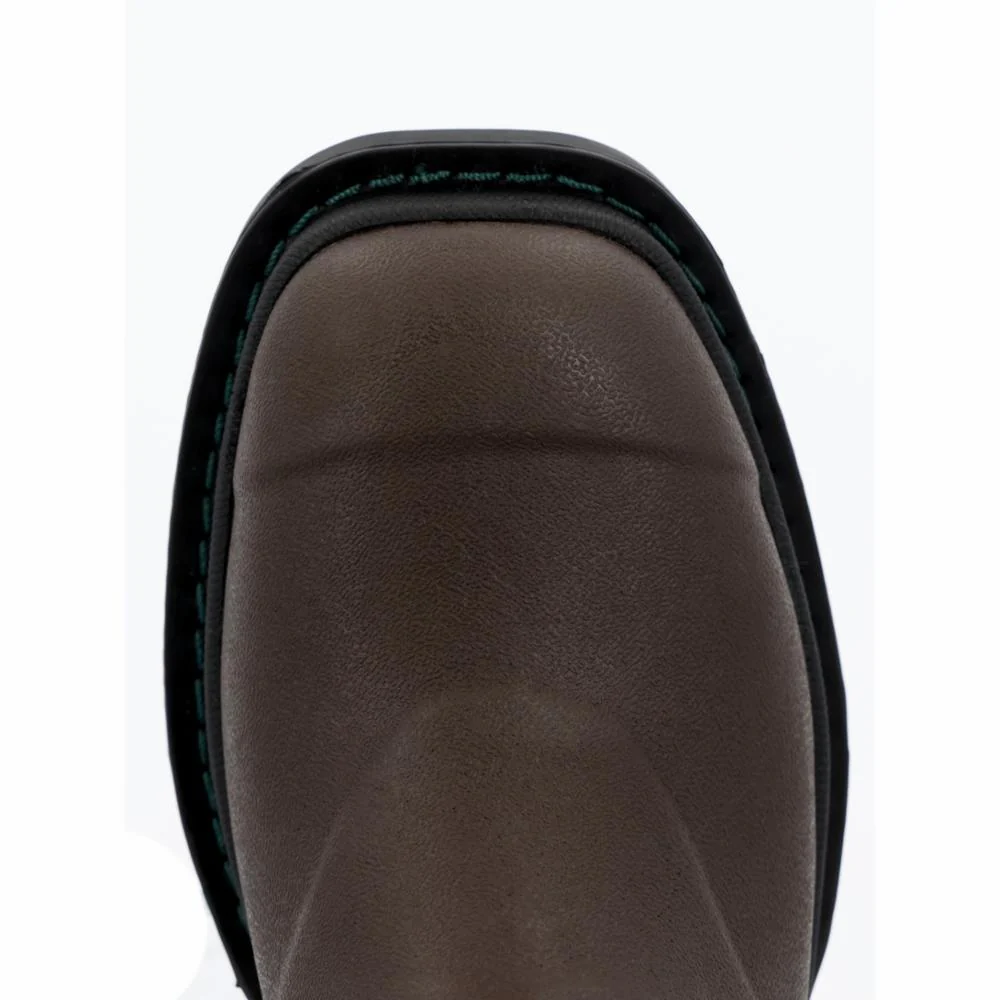 Muck Footwear Kids CHORE WESTERN LITTLE DARK BROWN - Image 4