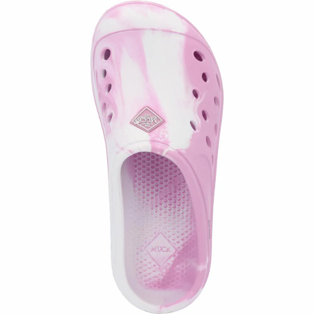 Muck Footwear Kids MUCKSTER LITE CLOG LITTLE PINK/WHITESWIRL - Image 6