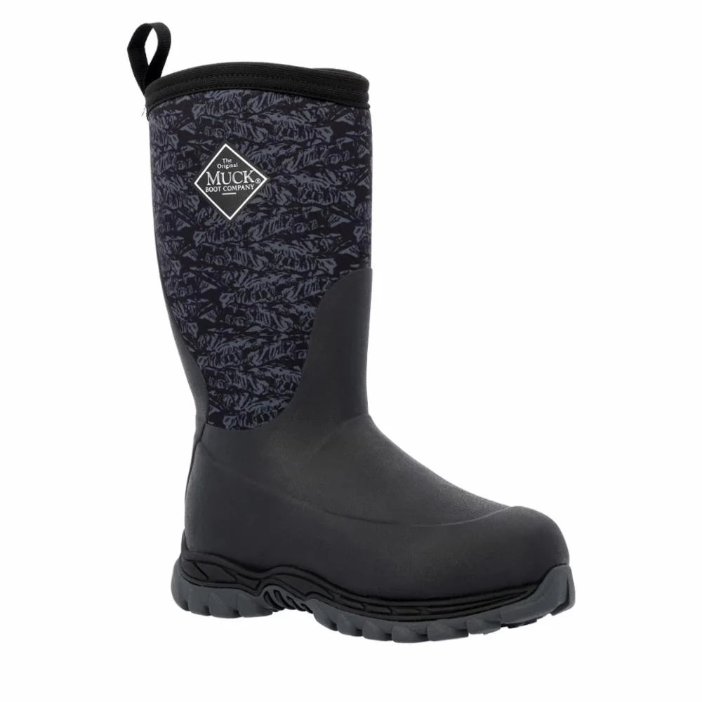 Muck Footwear Kids RUGGED II LILBIG BLACK/MOUNTAINTERRAINPRINT - Image 3