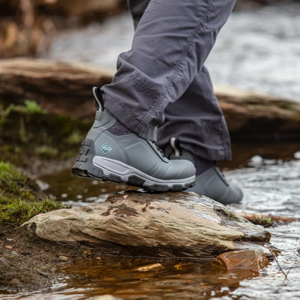 Muck Footwear Men APEX LACE UP GREY - Image 2