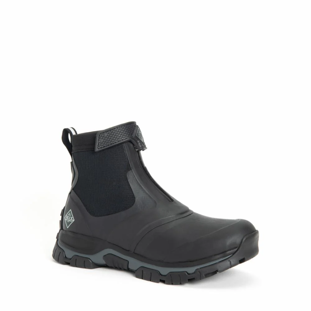 Muck Footwear Men APEX MID ZIP BLACK/DARKSHADOW - Image 3