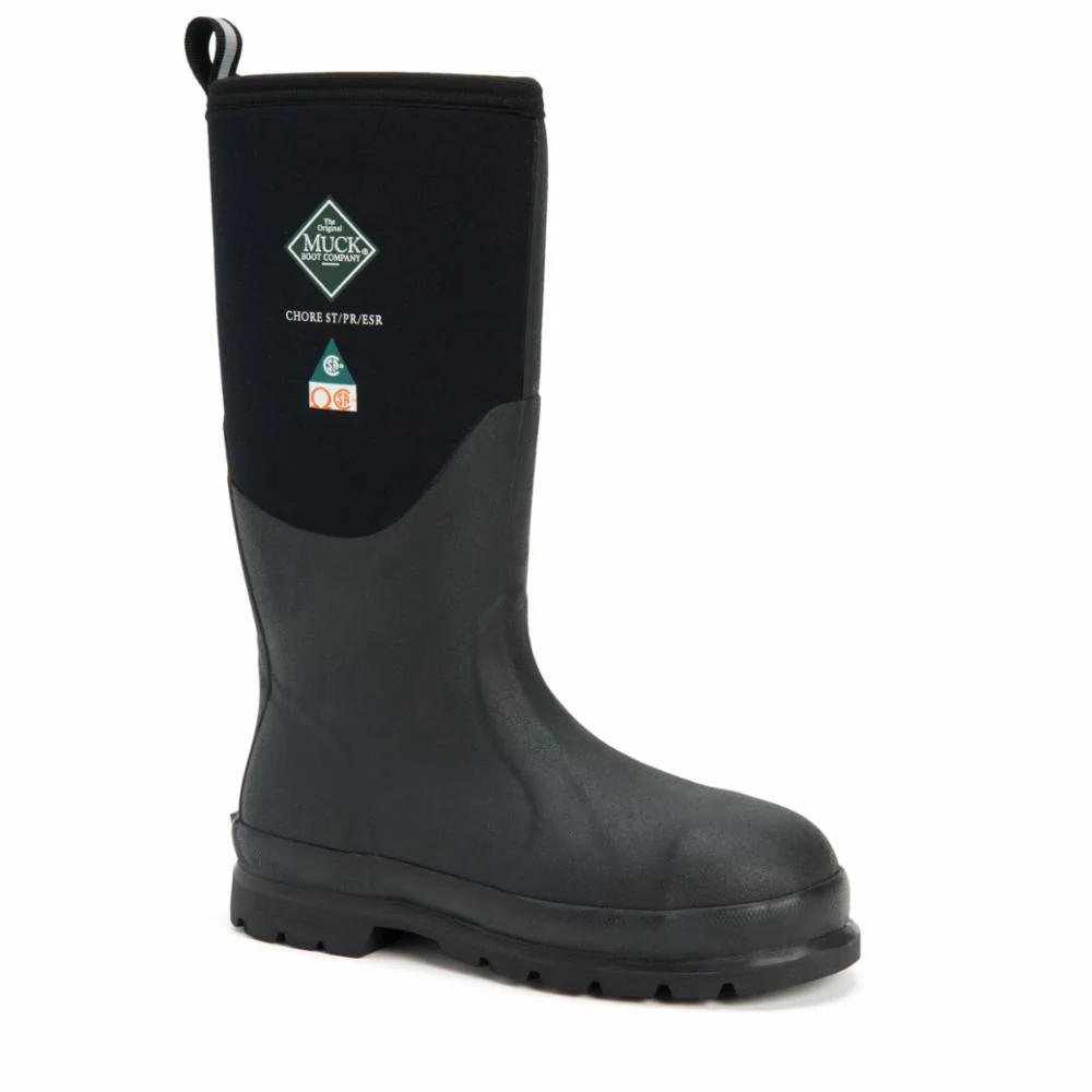 Muck Footwear Men CHORE CLASSIC STEEL TOE CSA BLACK - Image 3