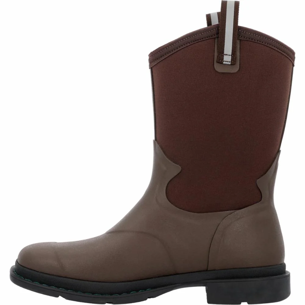 Muck Footwear Men CHORE WESTERN 12 PULL-ON DARK BROWN - Image 4