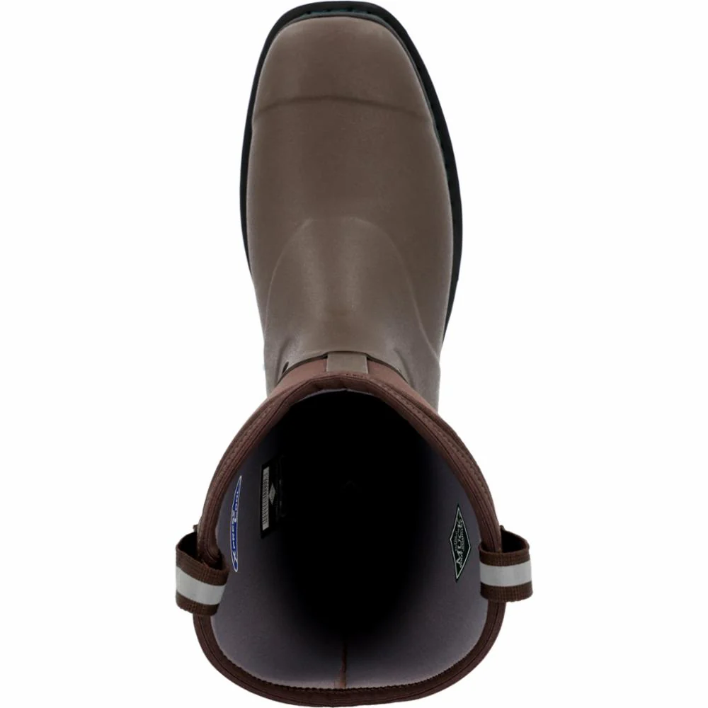 Muck Footwear Men CHORE WESTERN 12 PULL-ON DARK BROWN - Image 6