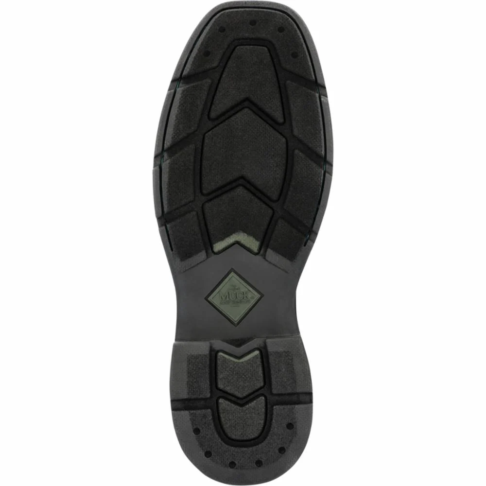 Muck Footwear Men CHORE WESTERN 15 PULL-ON DARK BROWN - Image 5