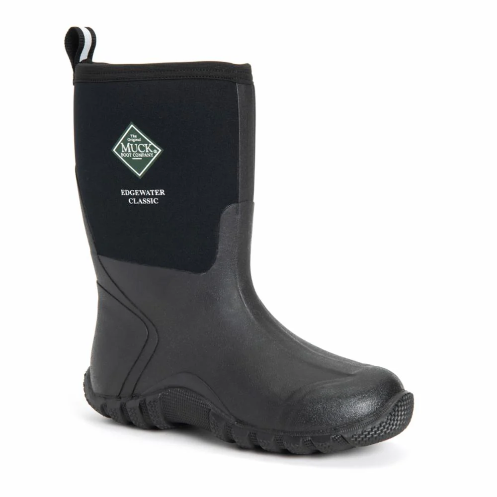 Muck Footwear Men EDGEWATER CLASSIC MID BLACK - Image 3