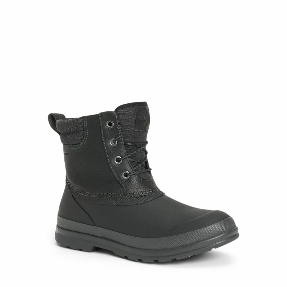 Muck Footwear Men ORIGINALS DUCK LACE BLACKLEATHER - Image 3