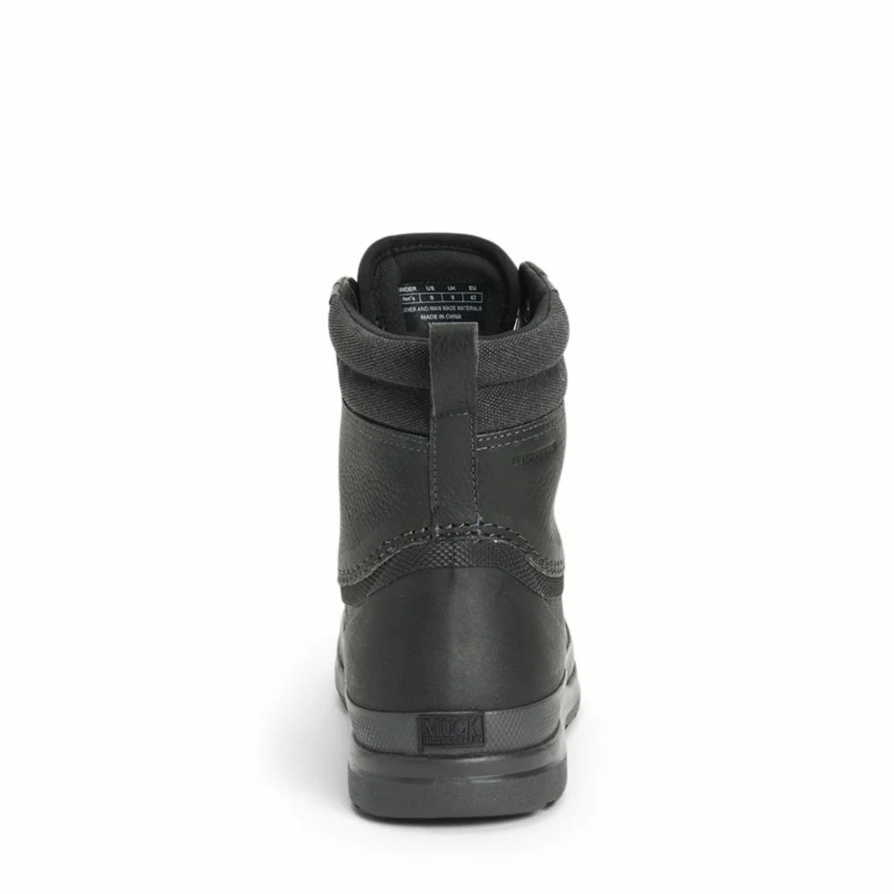 Muck Footwear Men ORIGINALS DUCK LACE BLACKLEATHER - Image 8