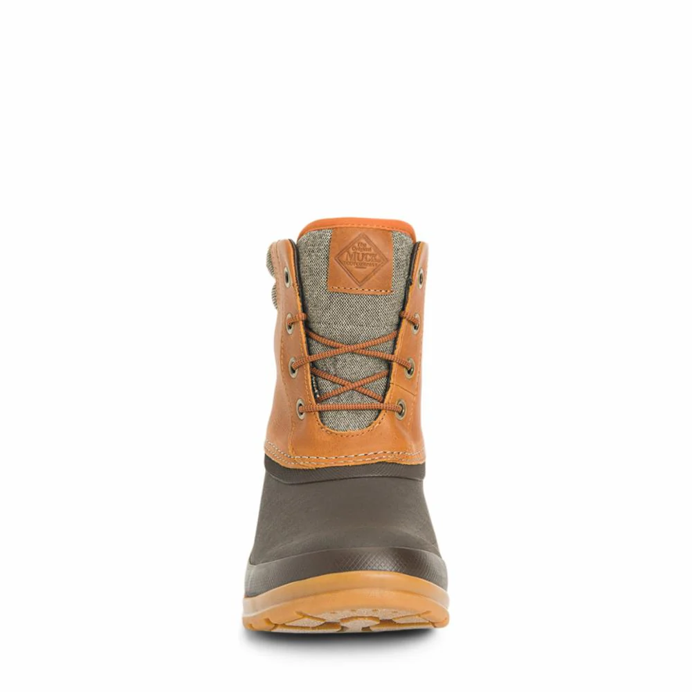 Muck Footwear Men ORIGINALS DUCK LACE TAN/DKBROWNLEATHER - Image 7