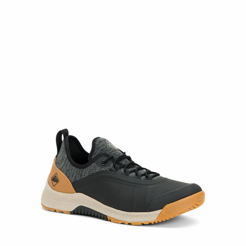 Muck Footwear Men OUTSCAPE LACE UP BLACK/TAN - Image 3