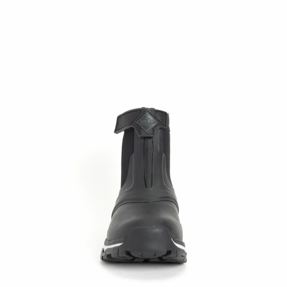 Muck Footwear Women APEX MID ZIP BLACK/WHITE - Image 7