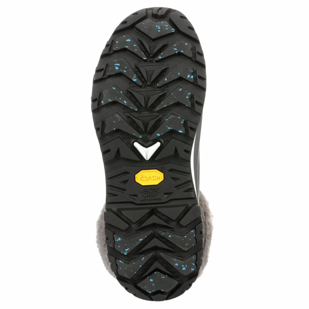Muck Footwear Women ARCTIC APRES LACE VIBRAM ARCTIC GRIP MID GREY/RED - Image 5