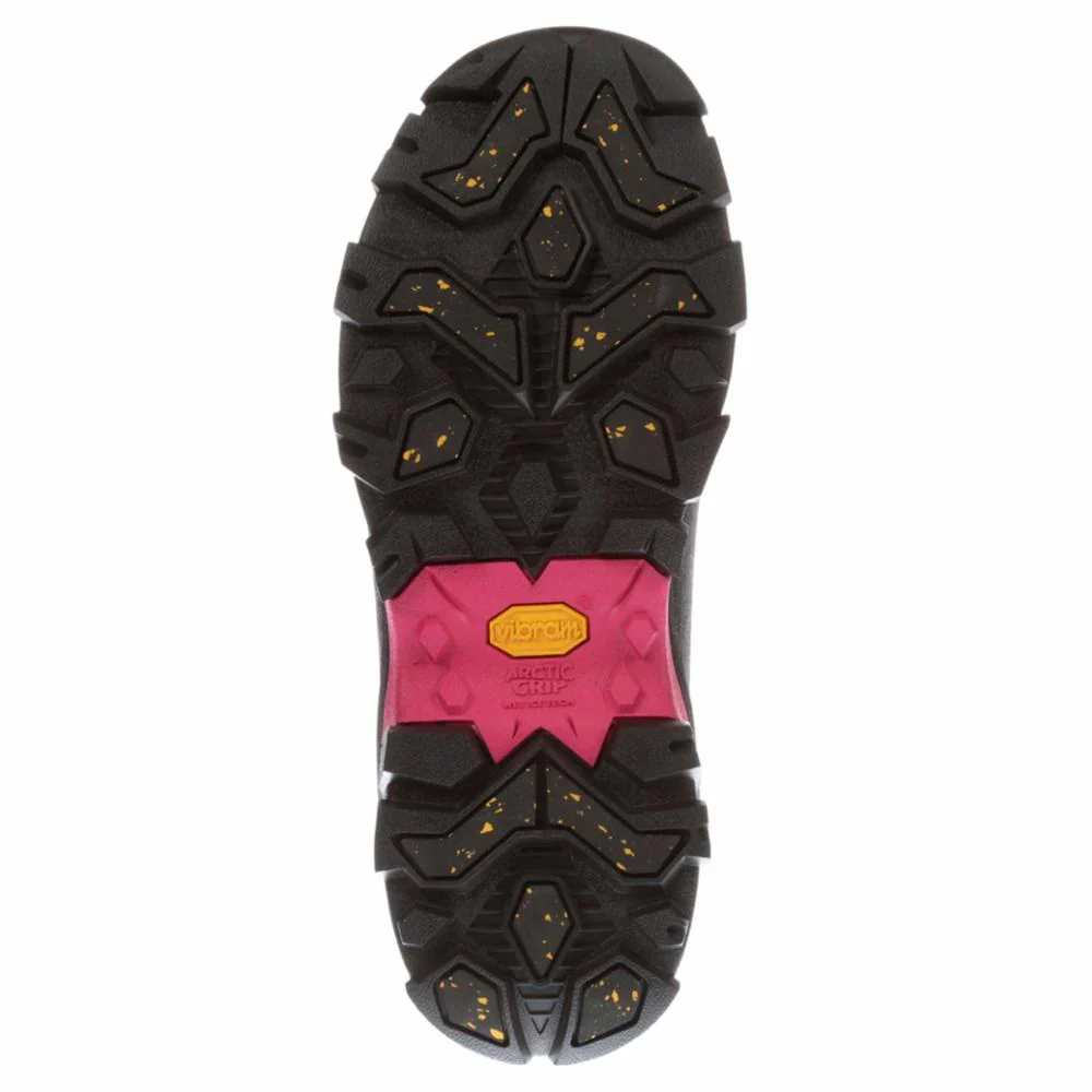 Muck Footwear Women ARCTIC ICE VIBRAM ARCTIC GRIP ALL TERRAIN MID BLACK/HOTPINK - Image 5