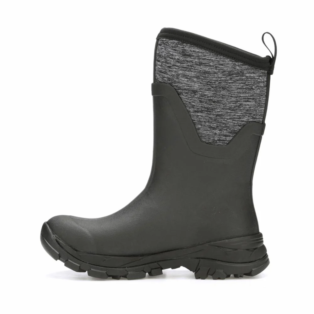 Muck Footwear Women ARCTIC ICE VIBRAM ARCTIC GRIP ALL TERRAIN MID BLACK/JERSEYHEATHER - Image 4