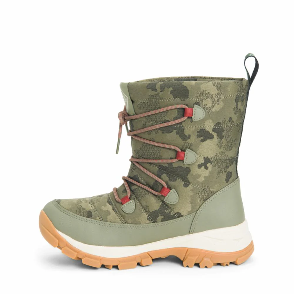 Muck Footwear Women ARCTIC ICE VIBRAM ARCTIC GRIP ALL TERRAIN OLIVE/CAMO - Image 4
