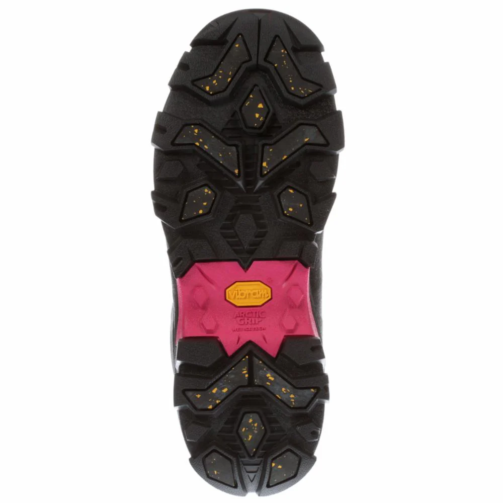 Muck Footwear Women ARCTIC ICE VIBRAM ARCTIC GRIP ALL TERRAIN TALL BLACK/HOTPINK - Image 5