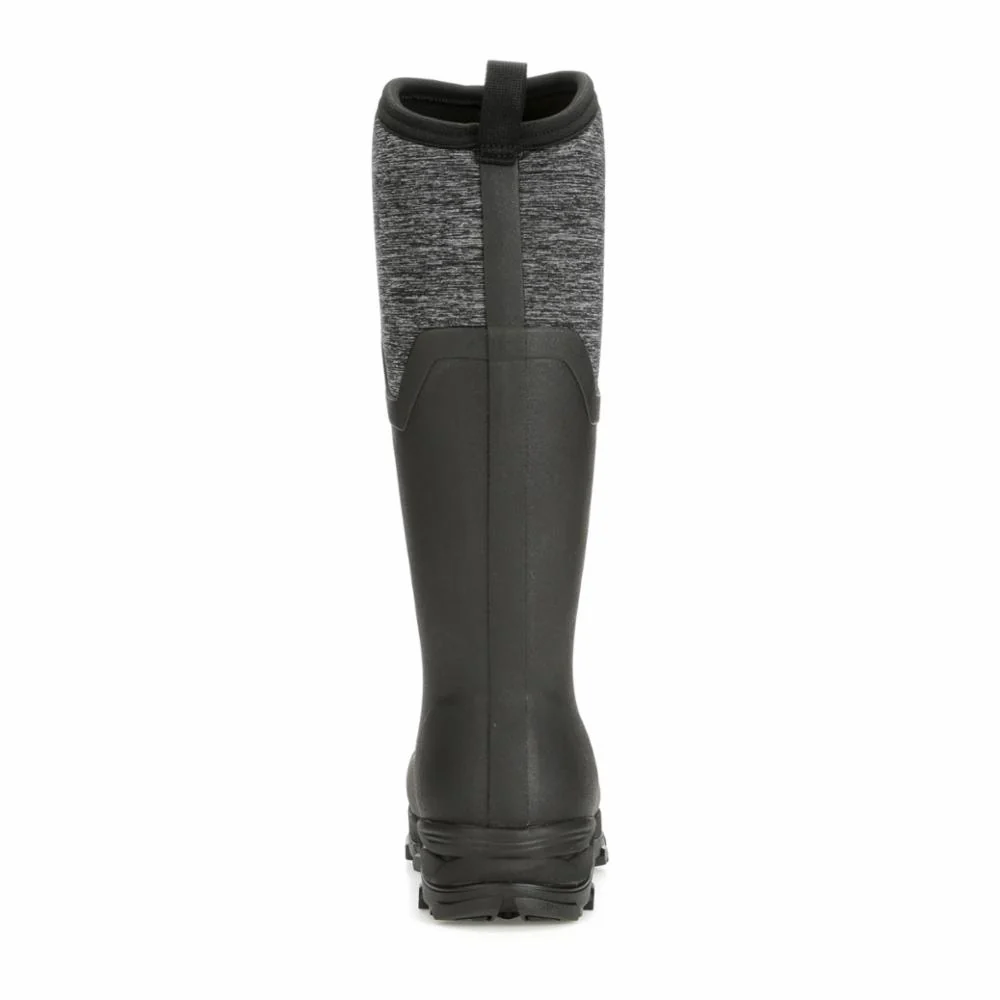 Muck Footwear Women ARCTIC ICE VIBRAM ARCTIC GRIP ALL TERRAIN TALL BLACK/JERSEYHEATHER - Image 8