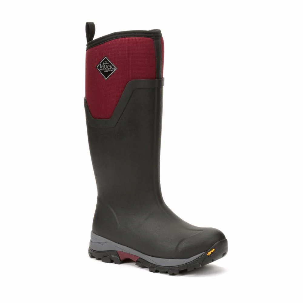 Muck Footwear Women ARCTIC ICE VIBRAM ARCTIC GRIP ALL TERRAIN TALL BLACK/WINDSORWINE - Image 3