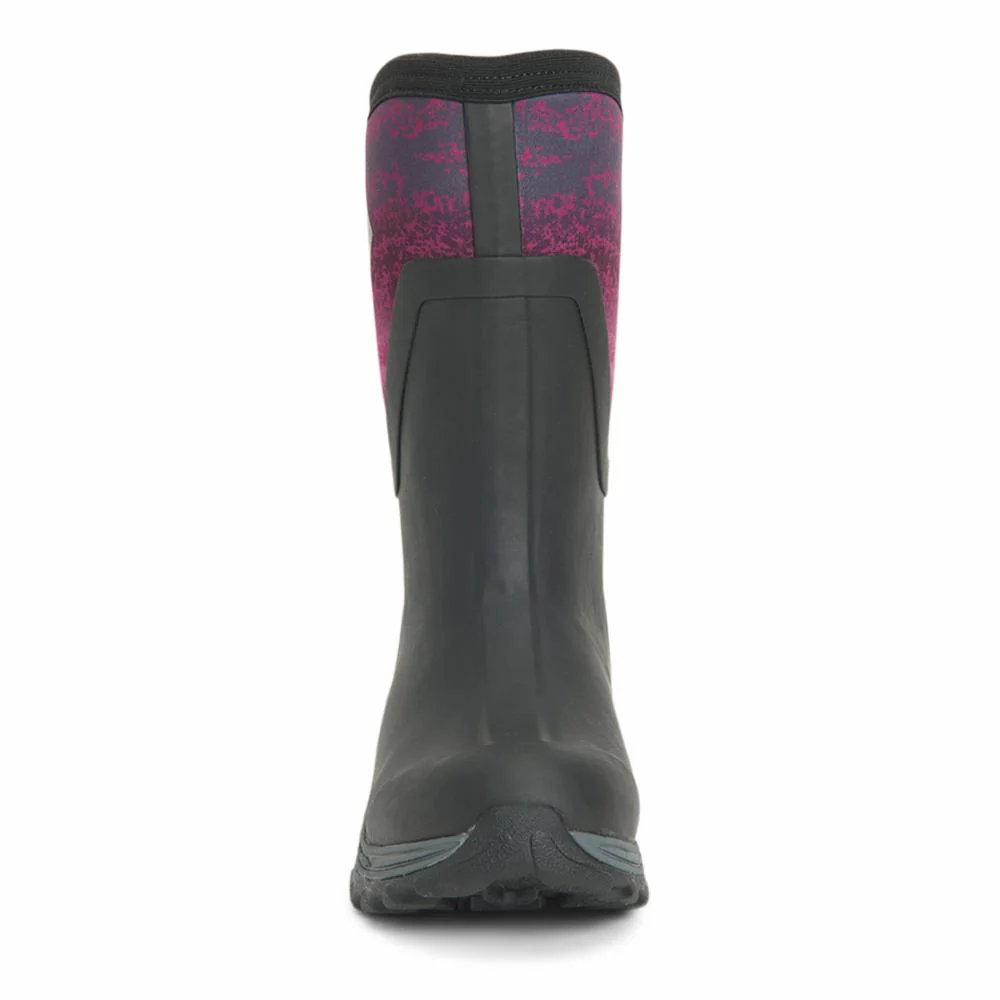 Muck Footwear Women ARCTIC SPORT II MID BLACK/MAGENTADIGIFADEPRINT - Image 7