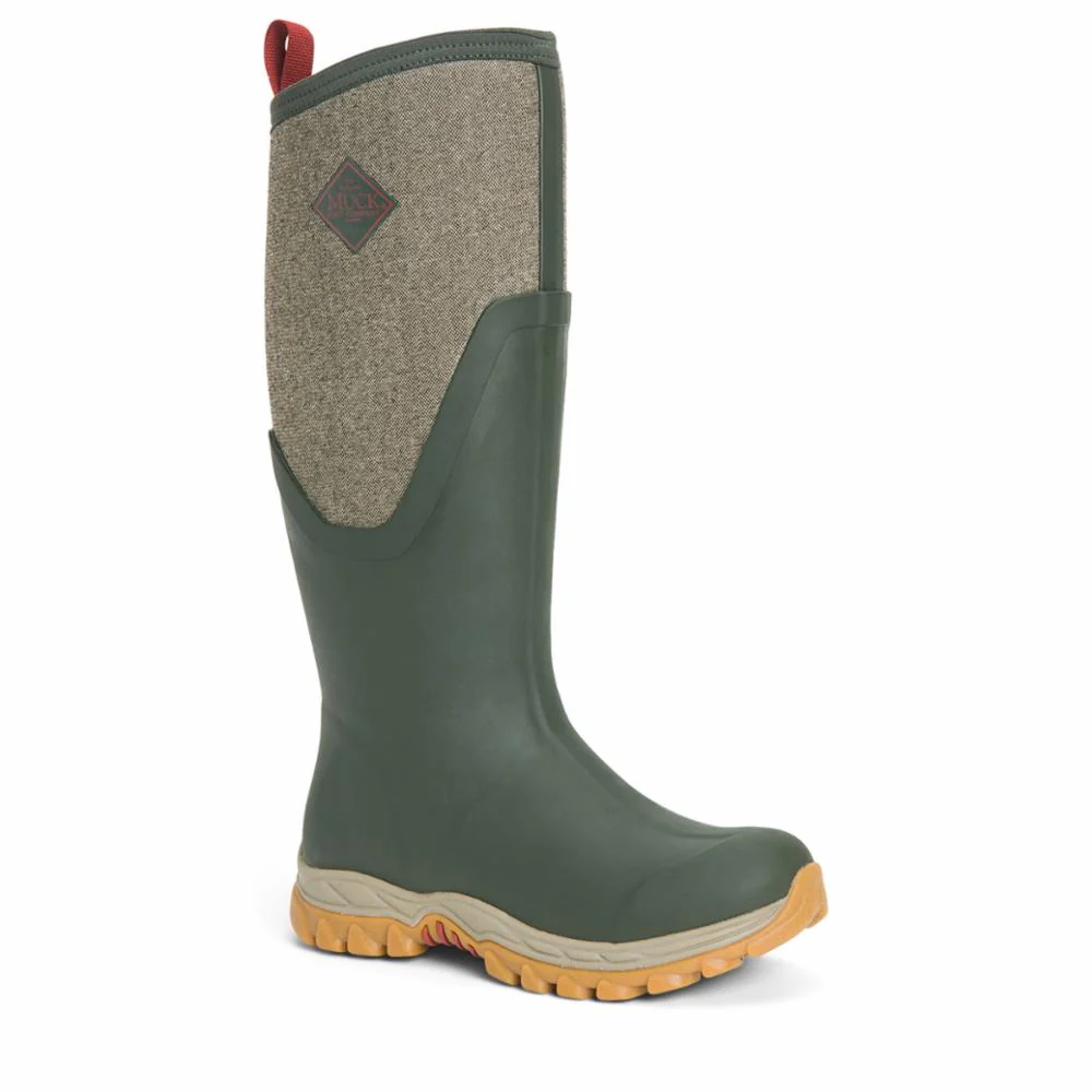 Muck Footwear Women ARCTIC SPORT II TALL DKOLIVE/HERRINGBONE - Image 3