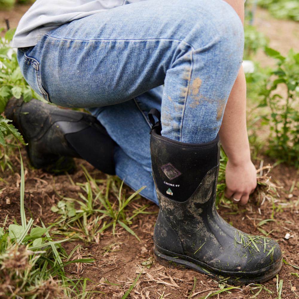 Muck Footwear Women CHORE CLASSIC MID STEEL TOE CSA BLACK - Image 2
