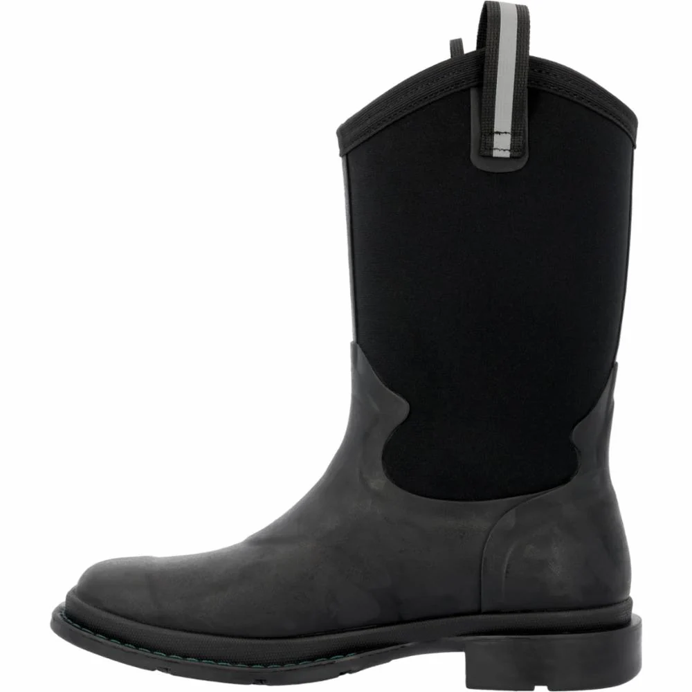 Muck Footwear Women CHORE WESTERN MID BLACK - Image 3