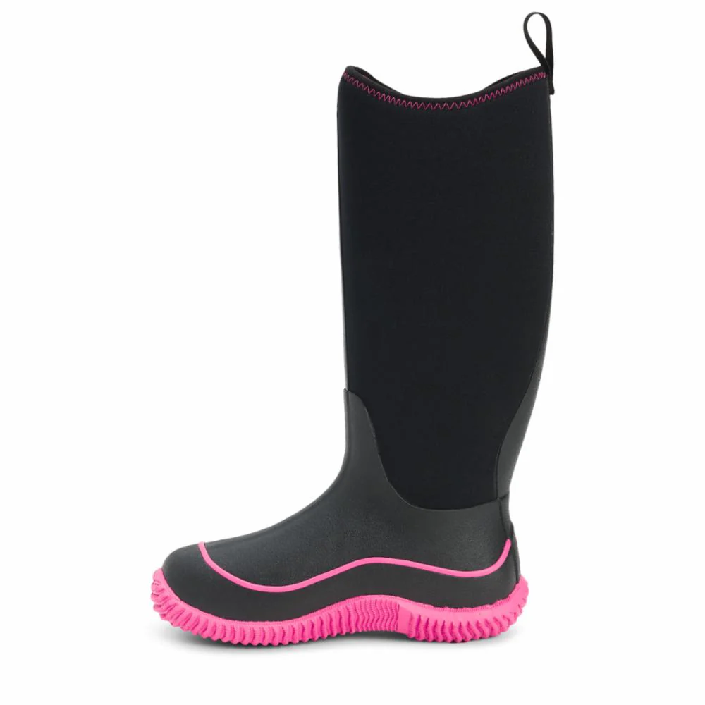 Muck Footwear Women HALE BLACK/HOT PINK - Image 3