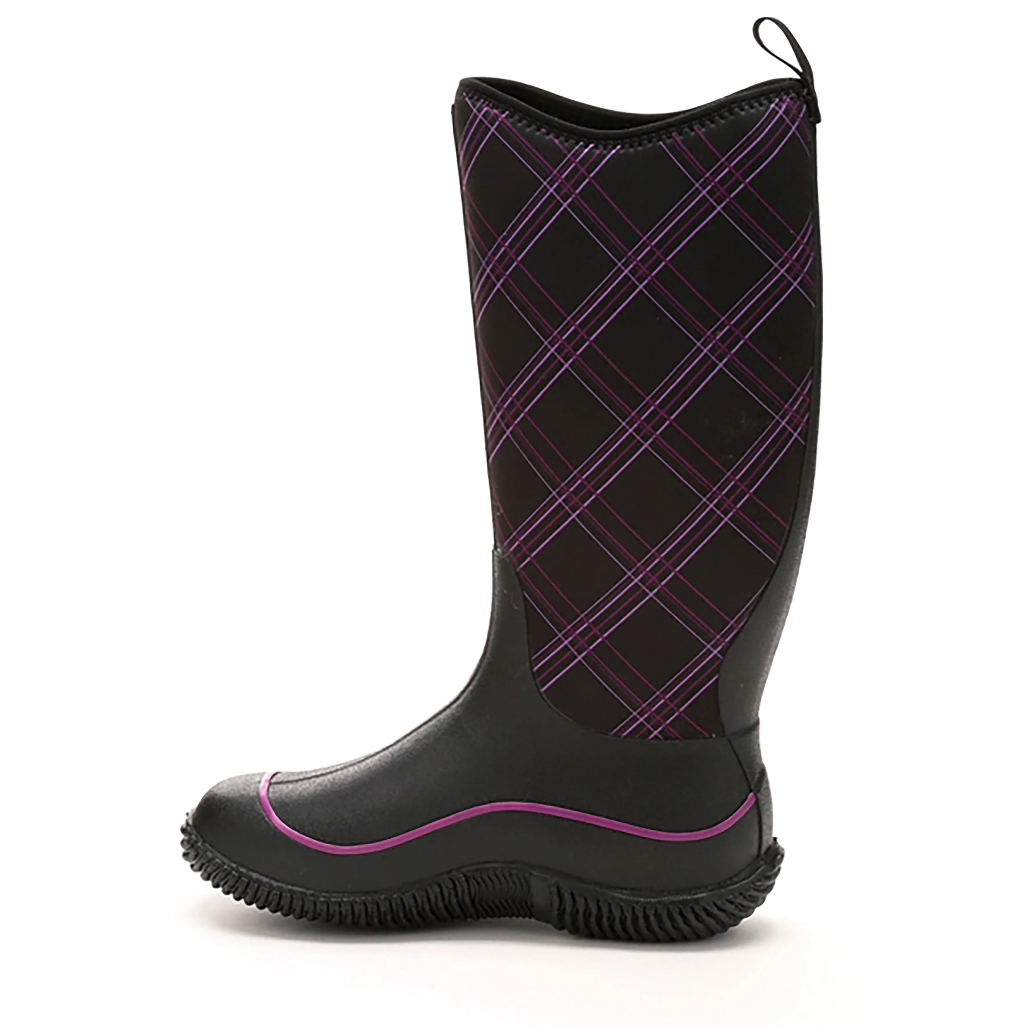 MUCK FOOTWEAR WOMEN HALE WOMEN WOMEN BLACK/PURPLE PLAID - Image 3