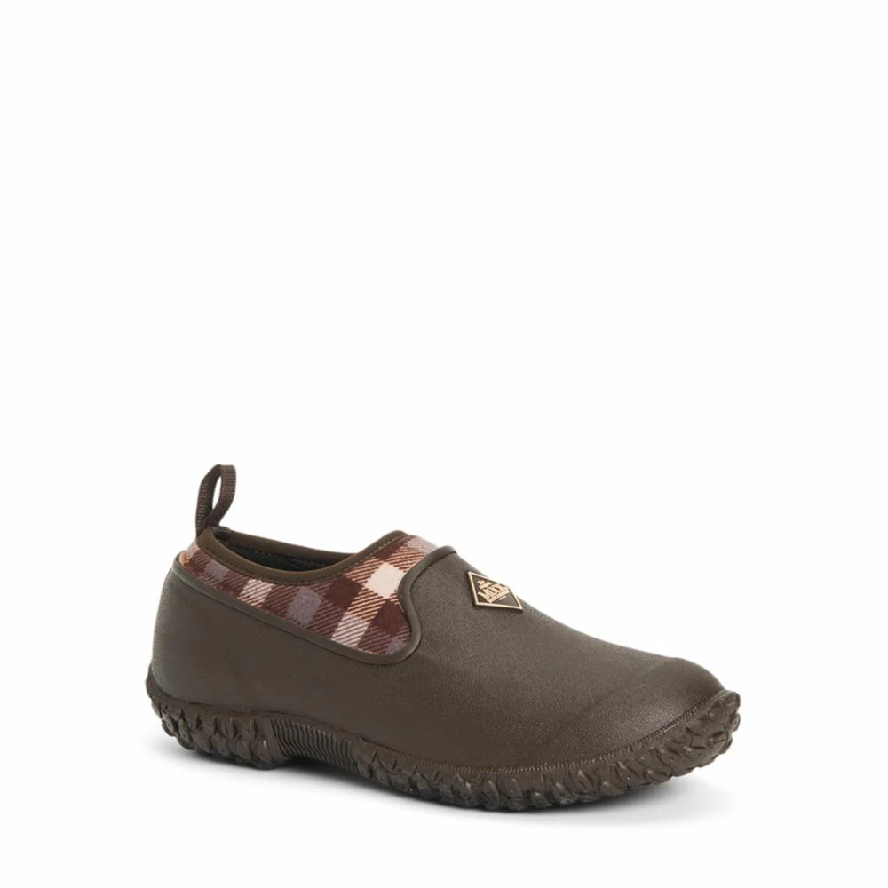 Muck Footwear Women MUCKSTER II LOW BROWN/PLAID - Image 3