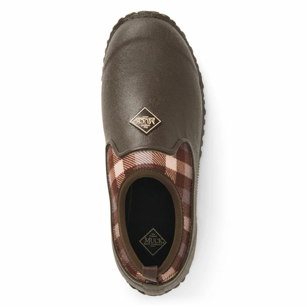 Muck Footwear Women MUCKSTER II LOW BROWN/PLAID - Image 6