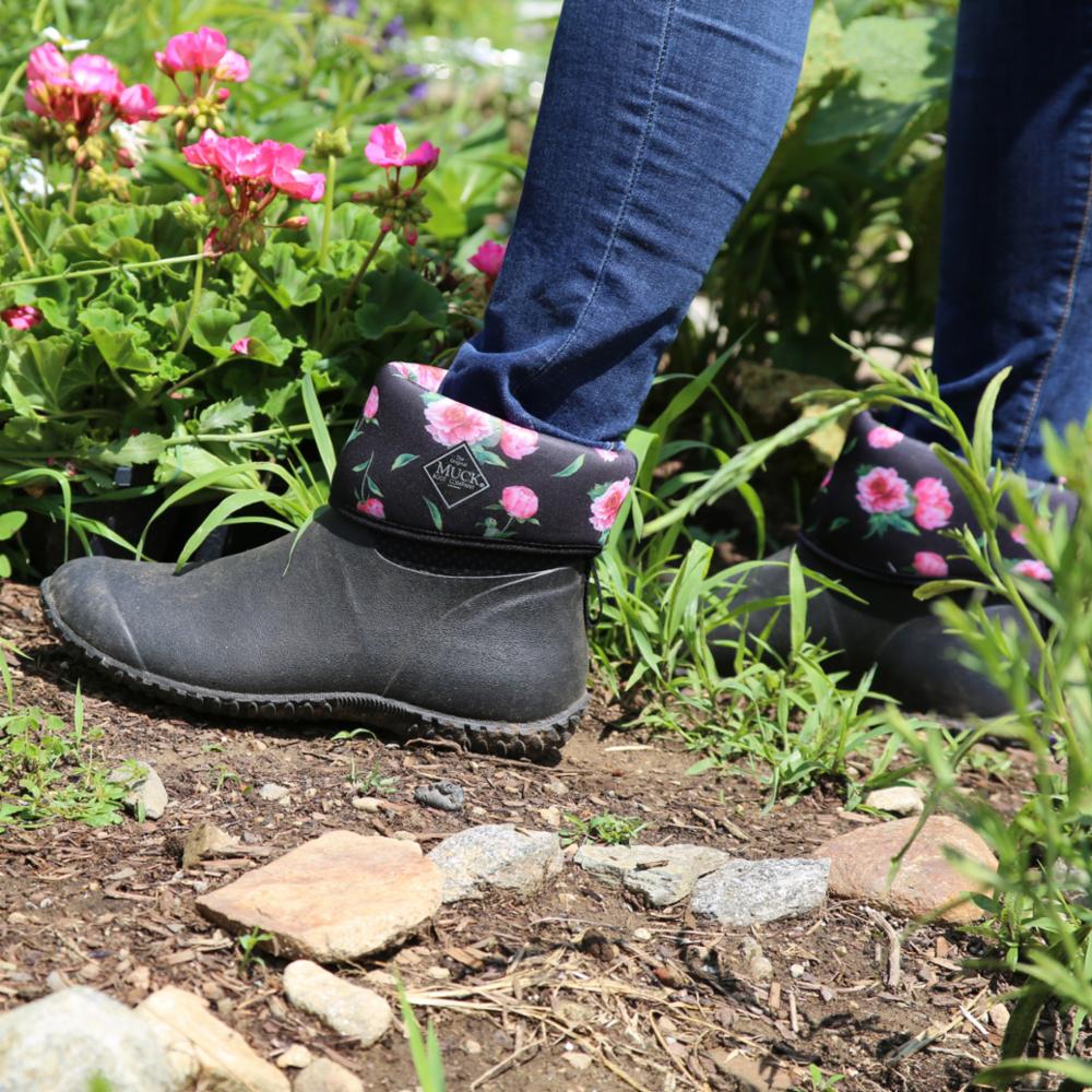 Muck Footwear Women MUCKSTER II MID BLACK/CHARCOAL/ROSE - Image 2