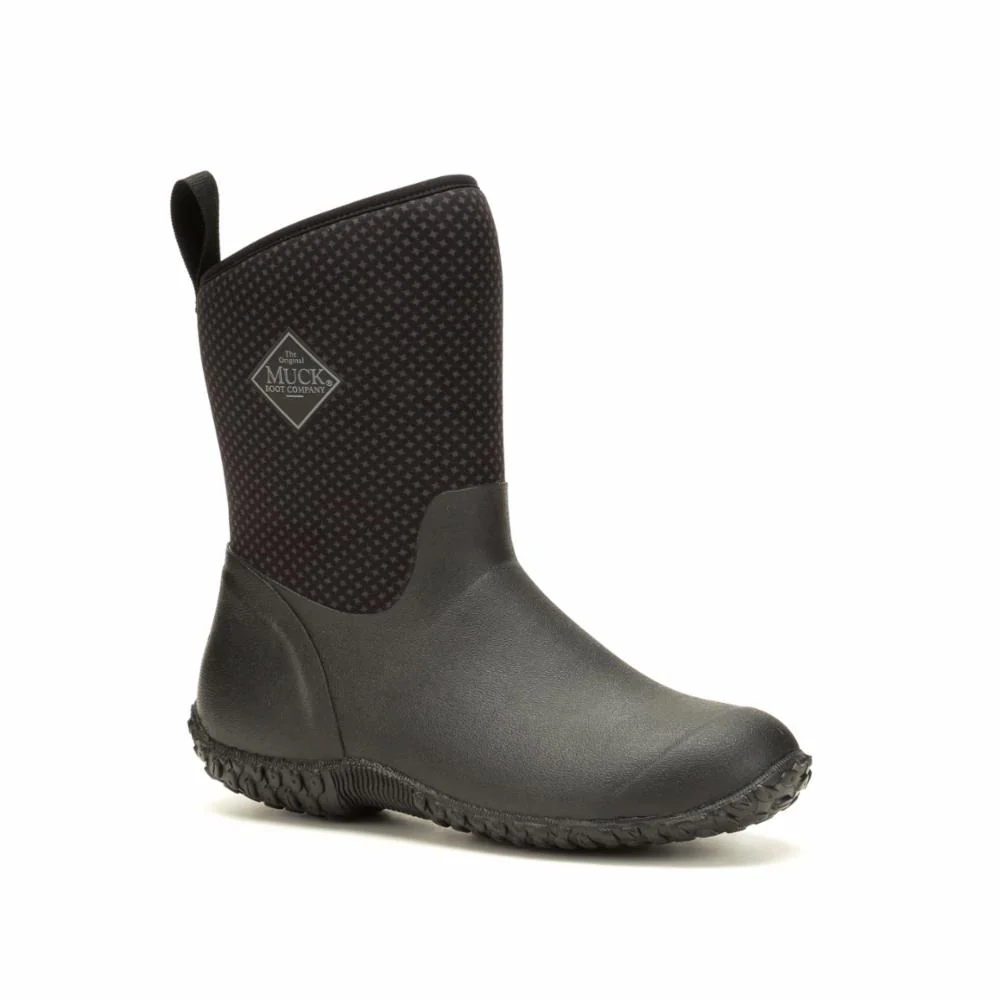 Muck Footwear Women MUCKSTER II MID BLACK/CHARCOAL/ROSE - Image 3