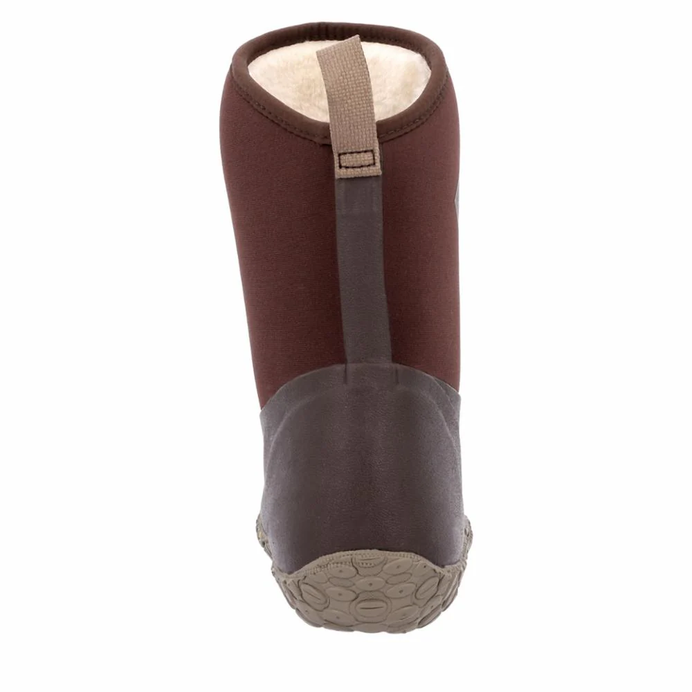 Muck Footwear Women MUCKSTER II MID BROWN/CREAMFAUXFUR - Image 7