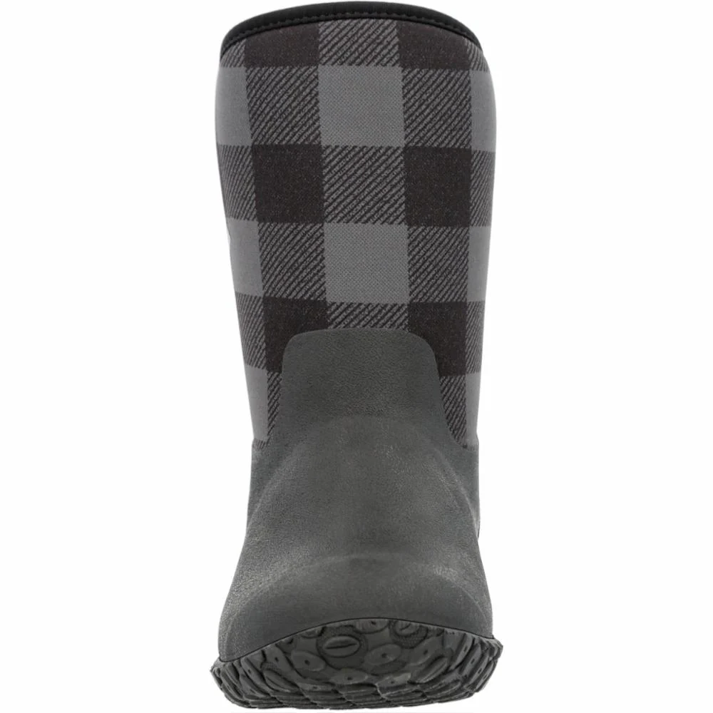 Muck Footwear Women MUCKSTER II MID FLEECE BLACK/GREYPLAID - Image 7
