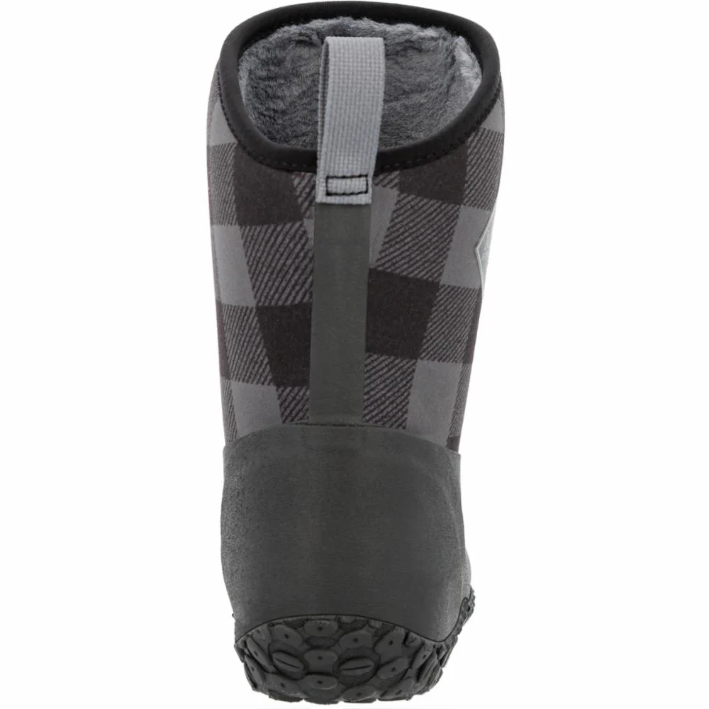 Muck Footwear Women MUCKSTER II MID FLEECE BLACK/GREYPLAID - Image 8