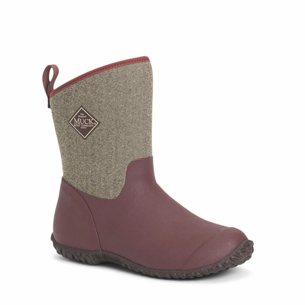 Muck Footwear Women MUCKSTER II MID RUMRAISIN/HERRINGBONE - Image 3