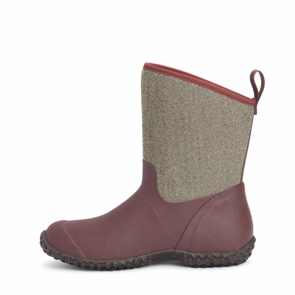 Muck Footwear Women MUCKSTER II MID RUMRAISIN/HERRINGBONE - Image 4