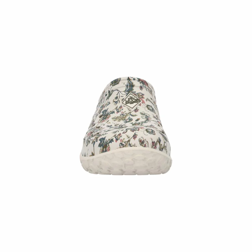 Muck Footwear Women MUCKSTER LITE CLOG WHITE/FLORALPRINT - Image 6