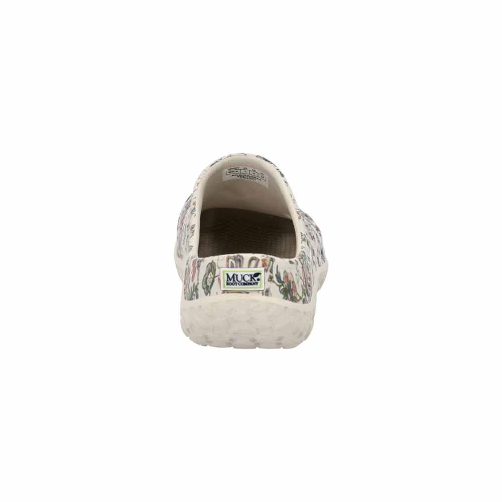 Muck Footwear Women MUCKSTER LITE CLOG WHITE/FLORALPRINT - Image 7