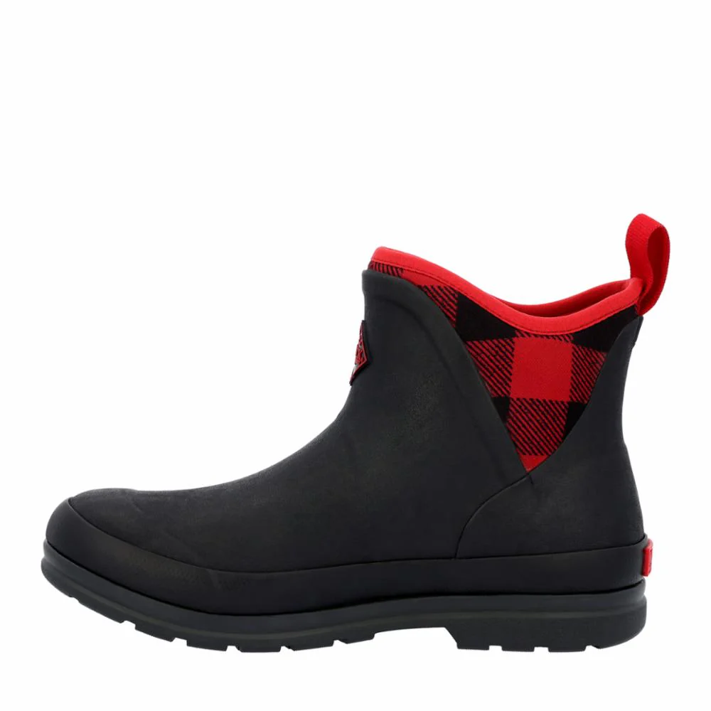 Muck Footwear Women ORIGINALS ANKLE BLACK/BUFFALOPLAIDPRINT - Image 3