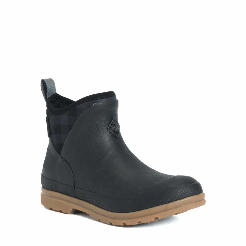 Muck Footwear Women ORIGINALS ANKLE BLACK/PLAID - Image 3