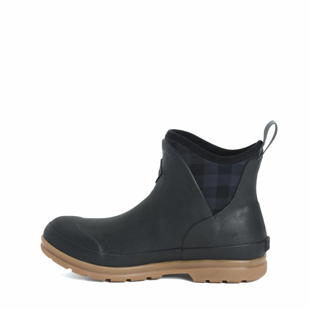 Muck Footwear Women ORIGINALS ANKLE BLACK/PLAID - Image 4