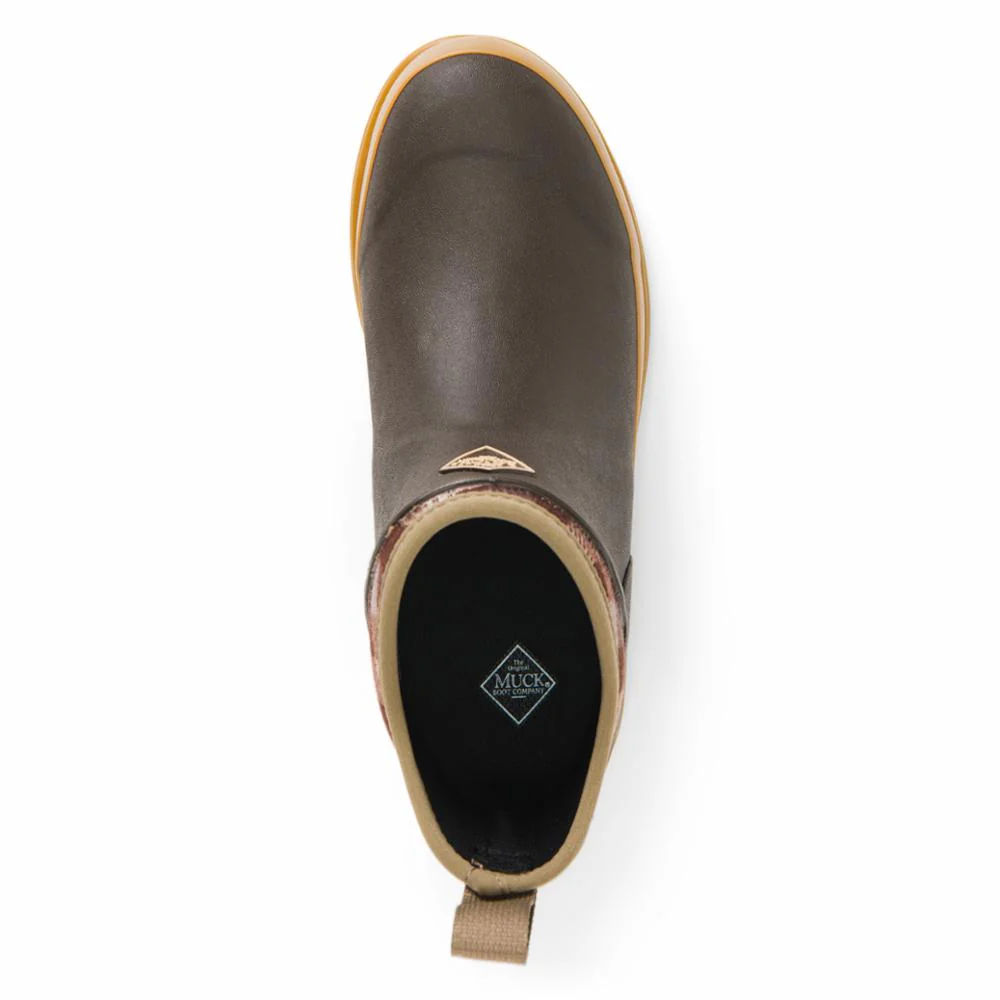 Muck Footwear Women ORIGINALS ANKLE BROWN/PLAID/GUM - Image 6