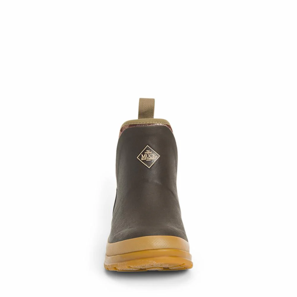 Muck Footwear Women ORIGINALS ANKLE BROWN/PLAID/GUM - Image 7