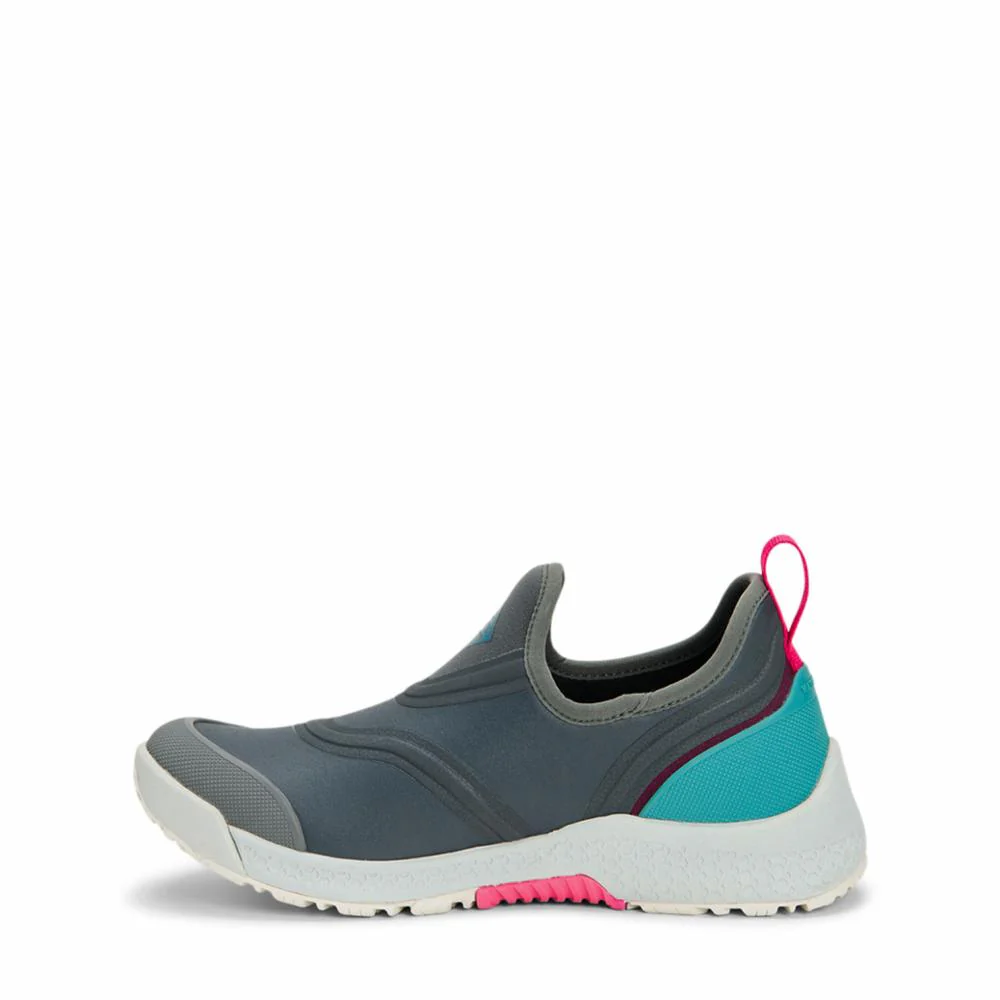 Muck Footwear Women OUTSCAPE SLIP ON DARKGREY/TEAL/PINK - Image 4